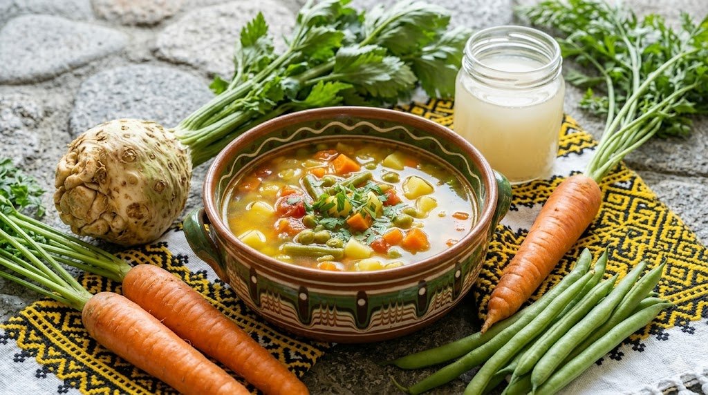 Ciorba taraneasca de legume